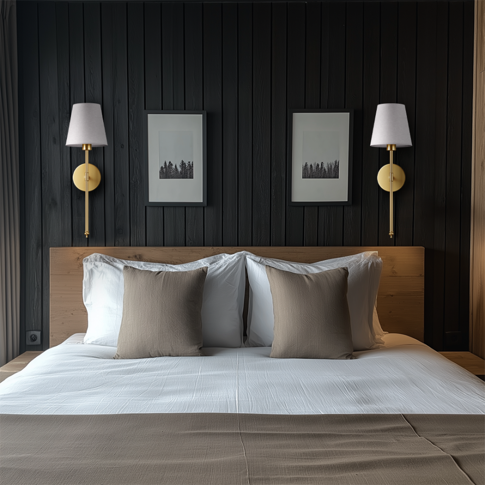Softlume™ | Moderne Stoffschirm-Wandleuchte
