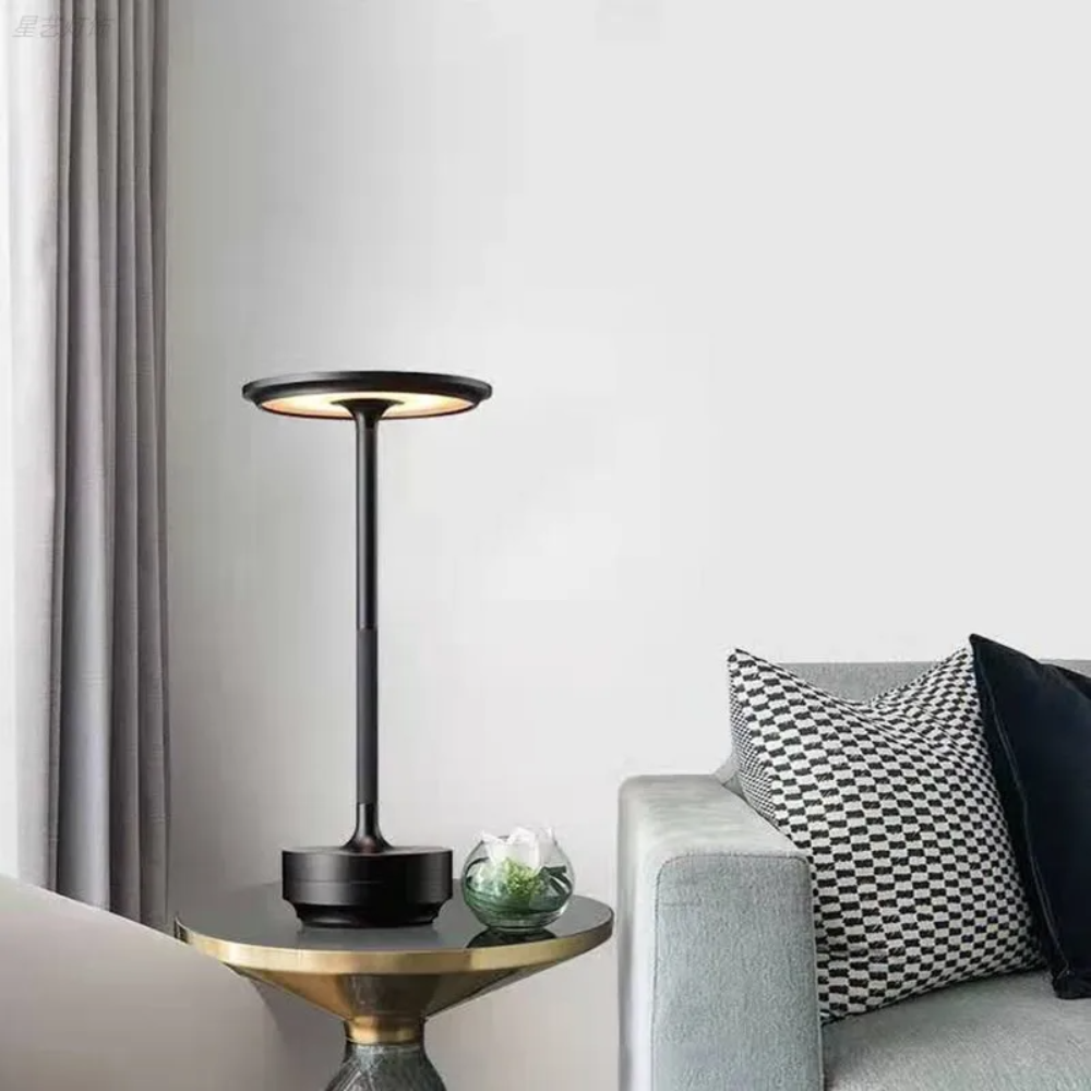 Portavéa™ | Kabellose LED-Design Tischlampe Schwarz