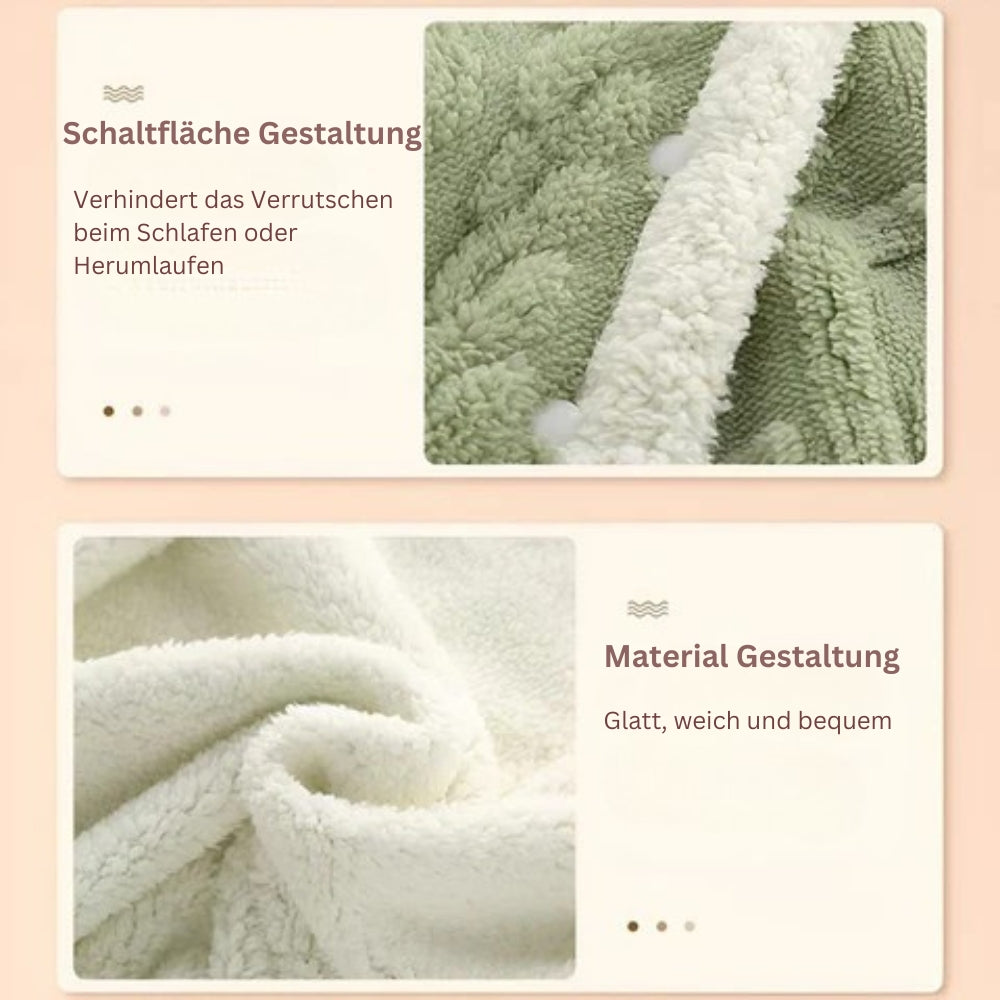 Flanell-Kuscheldecke im Cape-Format 90 x 140 cm