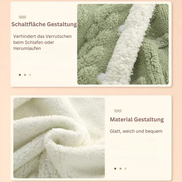 Flanell-Kuscheldecke im Cape-Format 90 x 140 cm