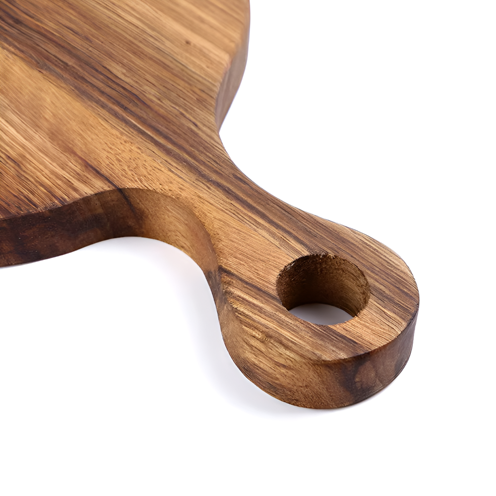 Servierbrett aus Massivholz 35 x 25 cm