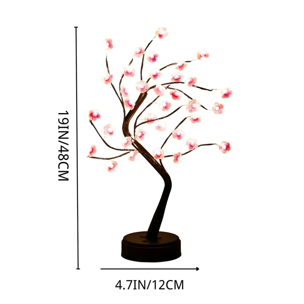 ZenBlossom™ | Meditative Tischleuchte mit Blütendesign