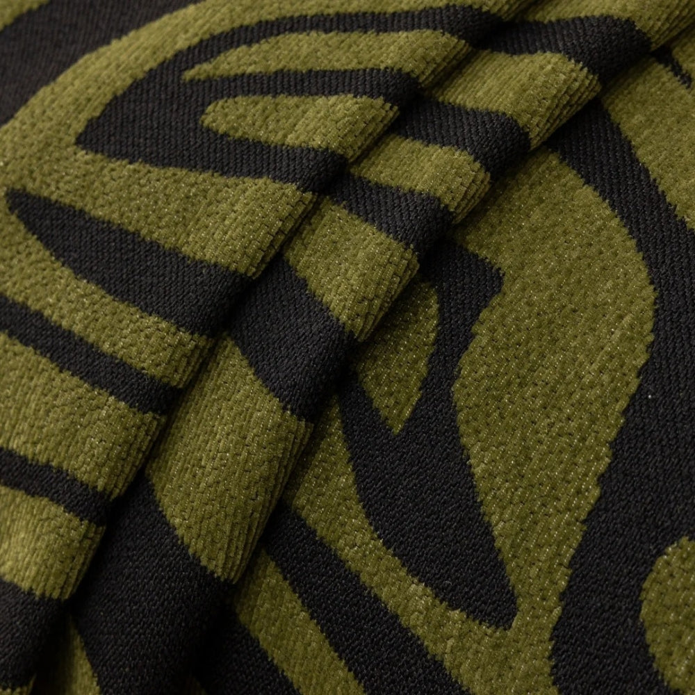 Chenille-Sofadecke mit Zebrageometrie