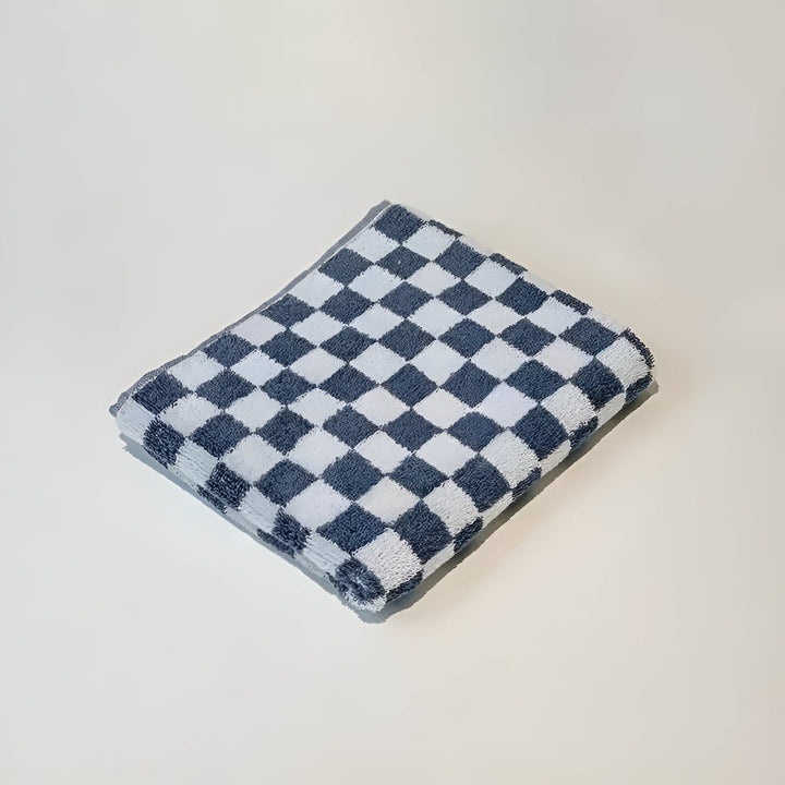 Retro-Karo-Baumwollhandtuch
