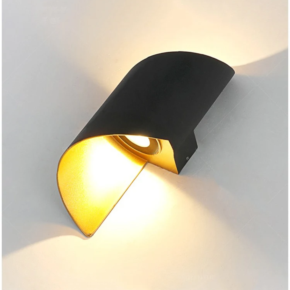 Moderne LED Wandleuchte Außen IP65 – 10W Up Down Wandlampe aus Aluminium – LED Außenwandleuchte für Haus, Hotel & Flur