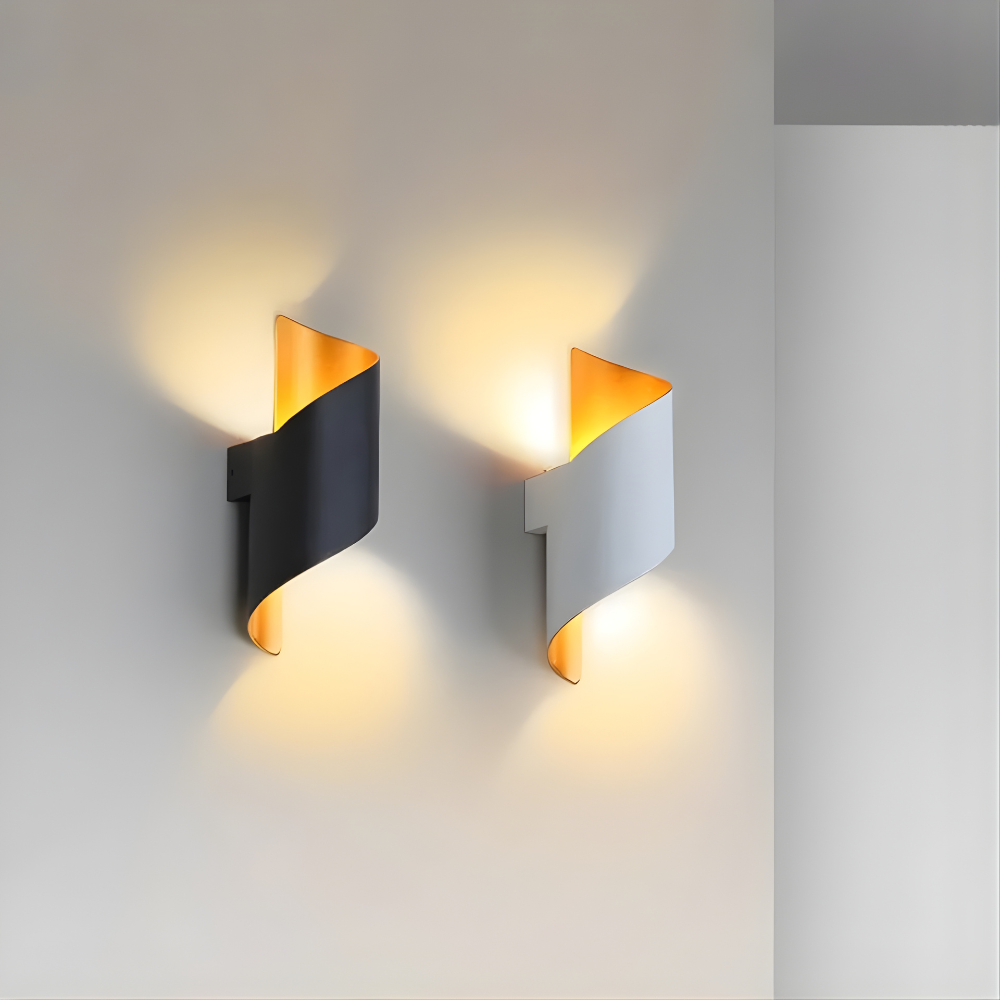 Moderne LED Wandleuchte Außen IP65 – 10W Up Down Wandlampe aus Aluminium – LED Außenwandleuchte für Haus, Hotel & Flur