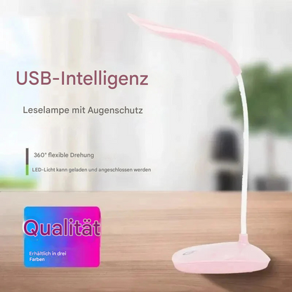 LED Touch Tischlampe dimmbar – USB aufladbare Schreibtisch- & Leselampe mit Augenschutz