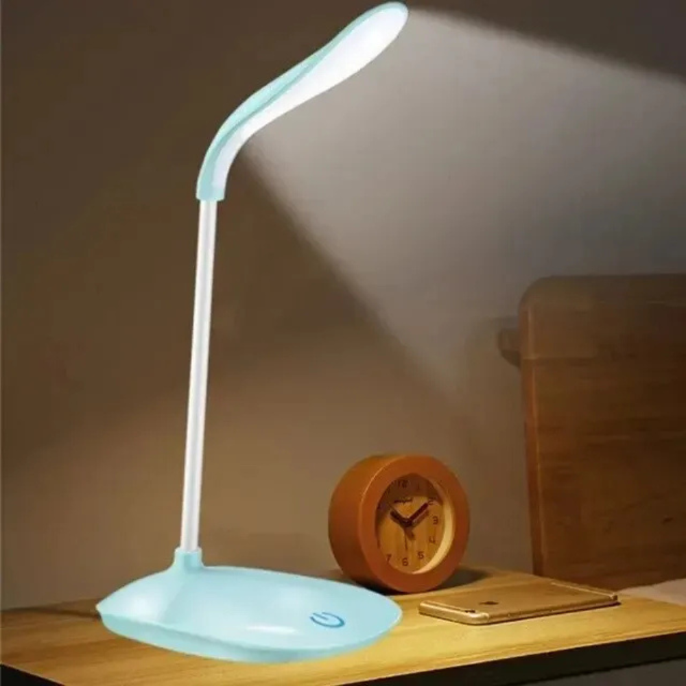 LED Touch Tischlampe dimmbar – USB aufladbare Schreibtisch- & Leselampe mit Augenschutz