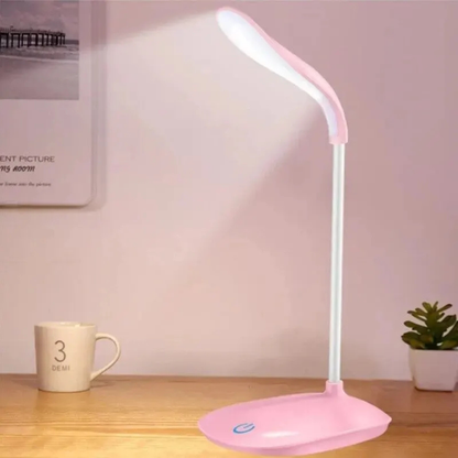 LED Touch Tischlampe dimmbar – USB aufladbare Schreibtisch- & Leselampe mit Augenschutz