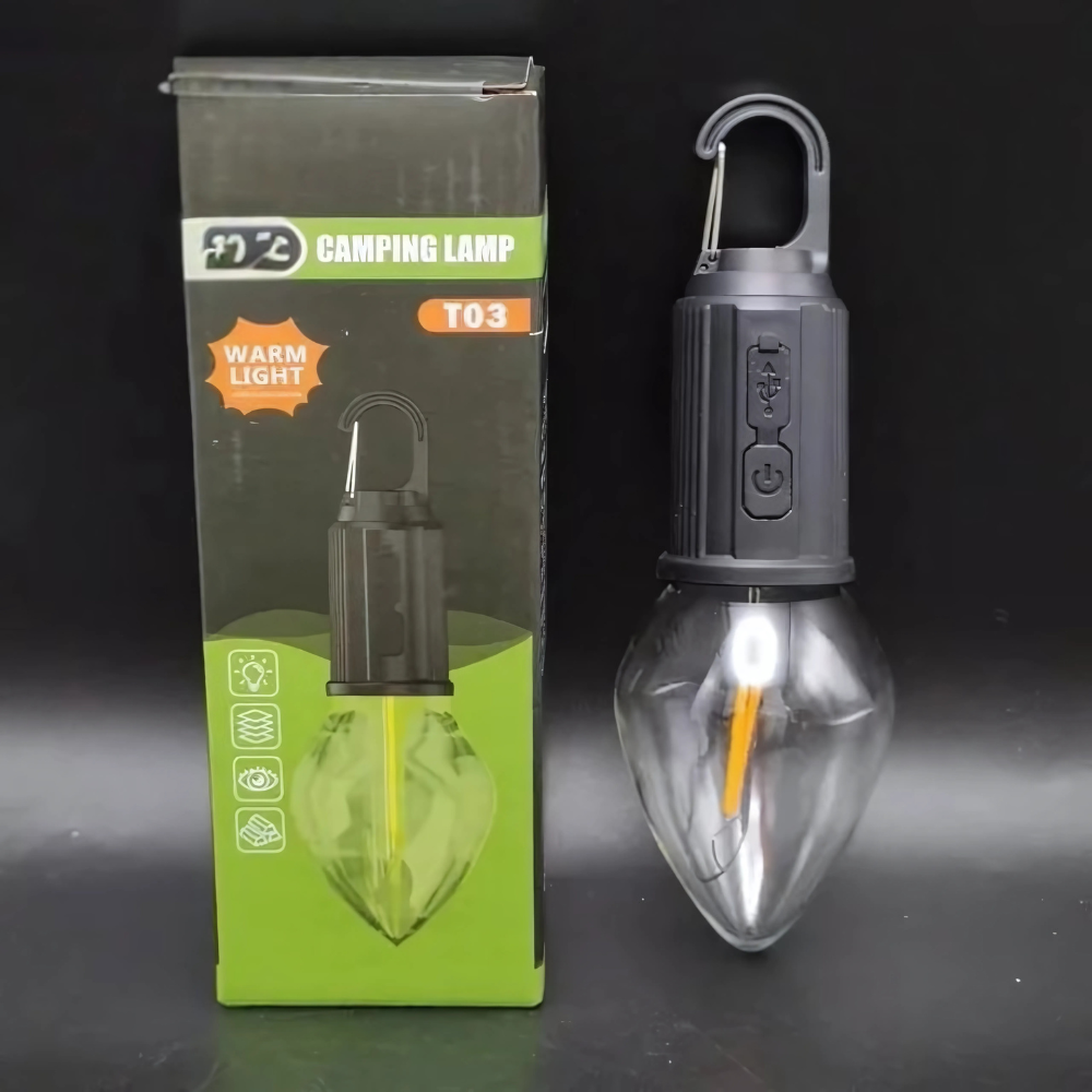 Campalux™ | Wiederaufladbare LED-Campinglampe T03