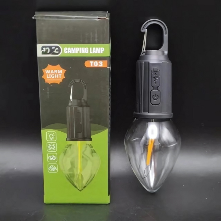 Campalux™ | Wiederaufladbare LED-Campinglampe T03