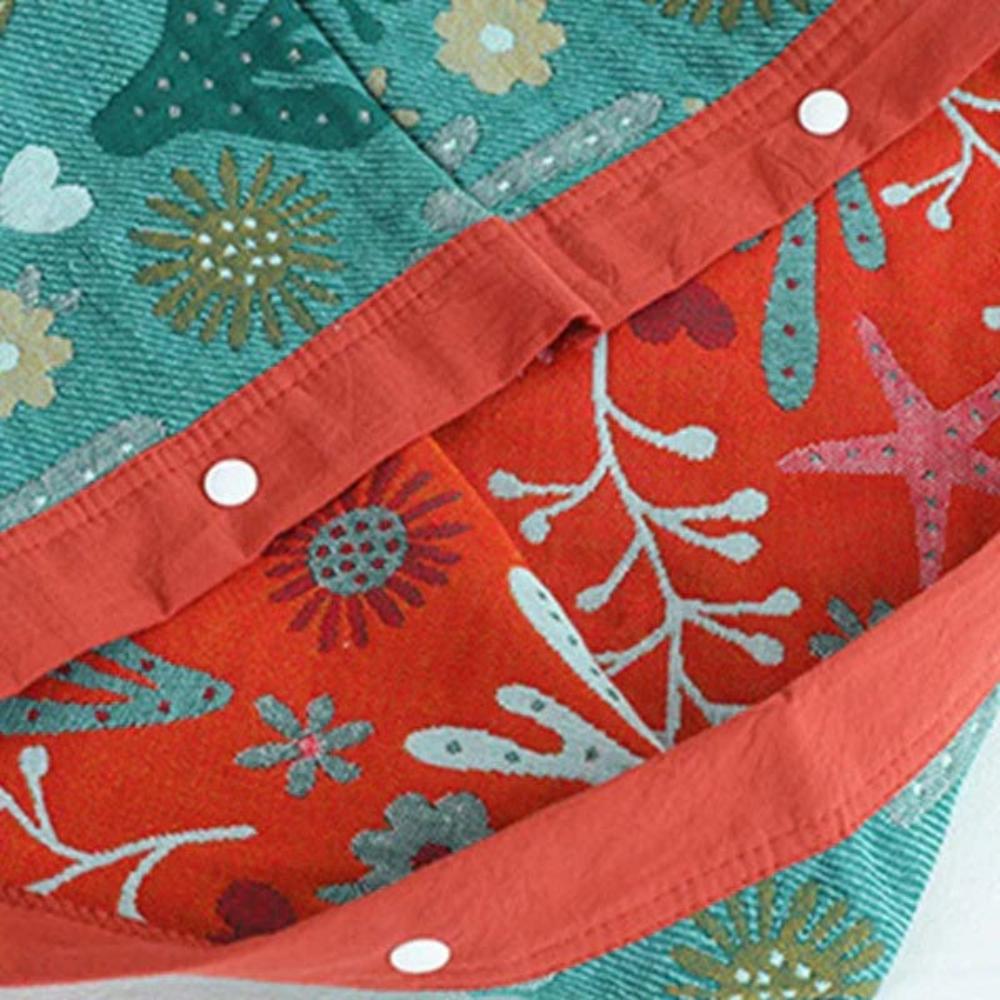 Kissenbezüge aus Baumwolle mit Blumenmuster 52 x 80 cm