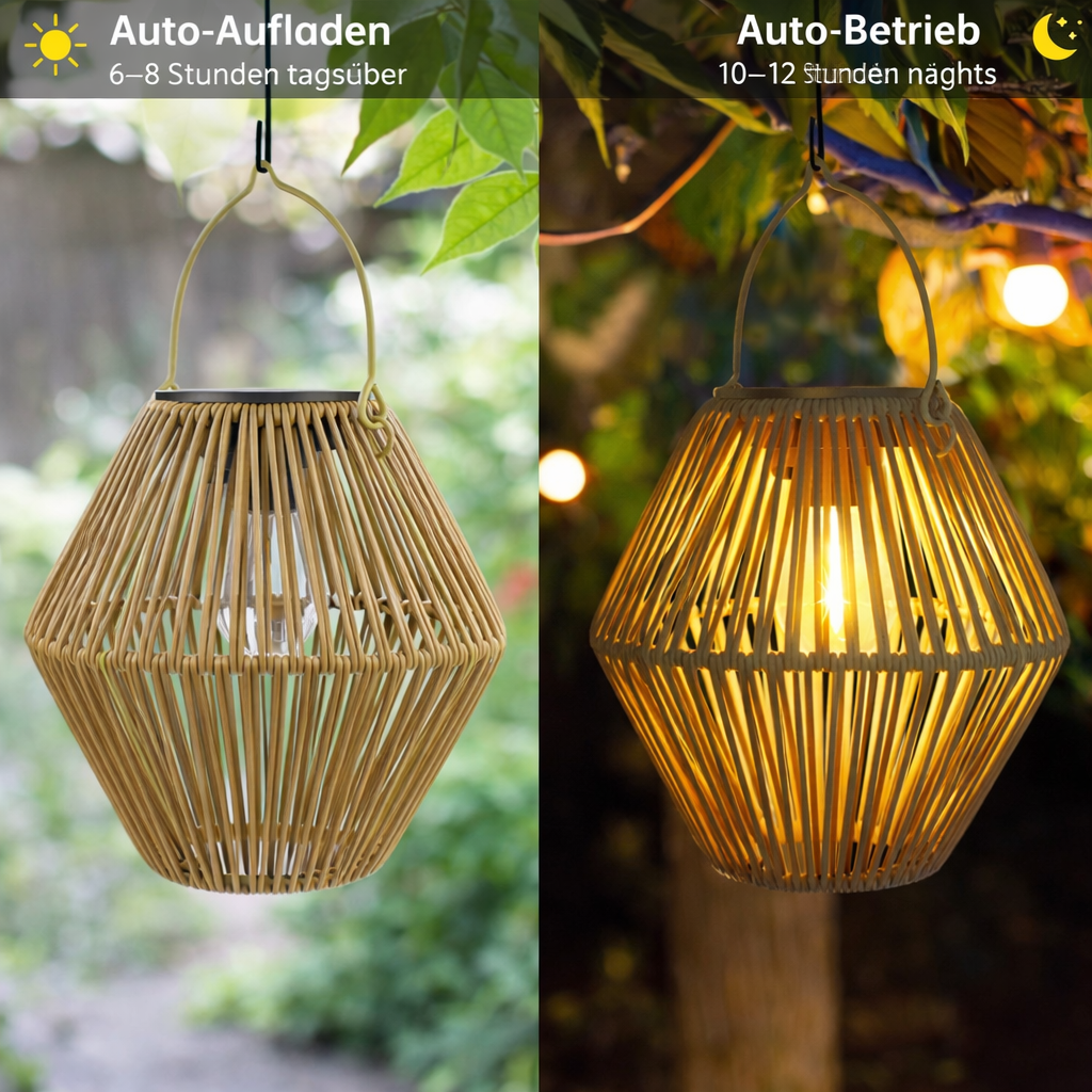 Solévara™ | Boho Solar-Laterne
