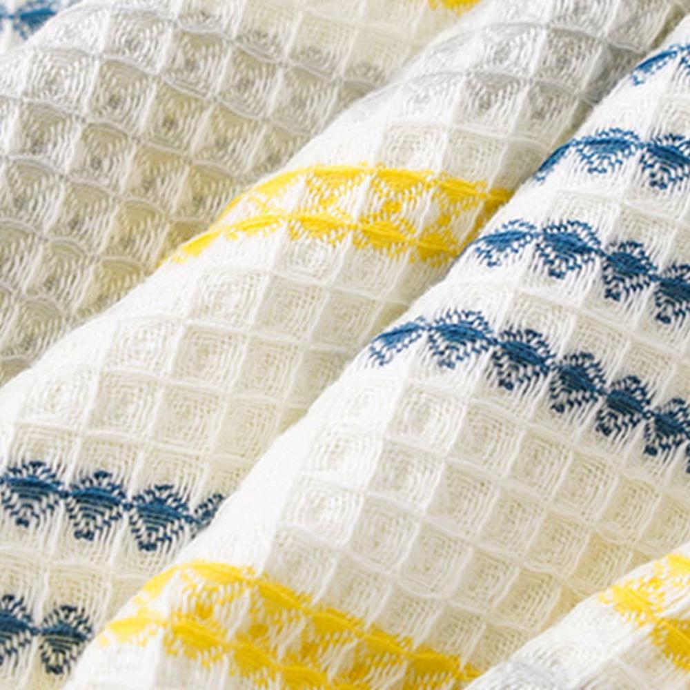 Badetuch aus Baumwolle mit Blockstreifen 70 x 140 cm