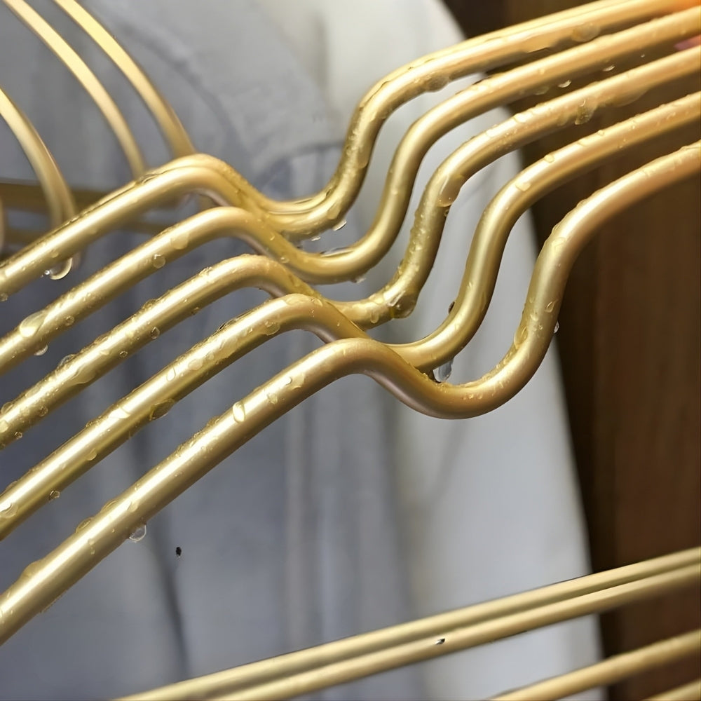 Nahtlose Kleiderbügel aus Aluminium, 10er-Set
