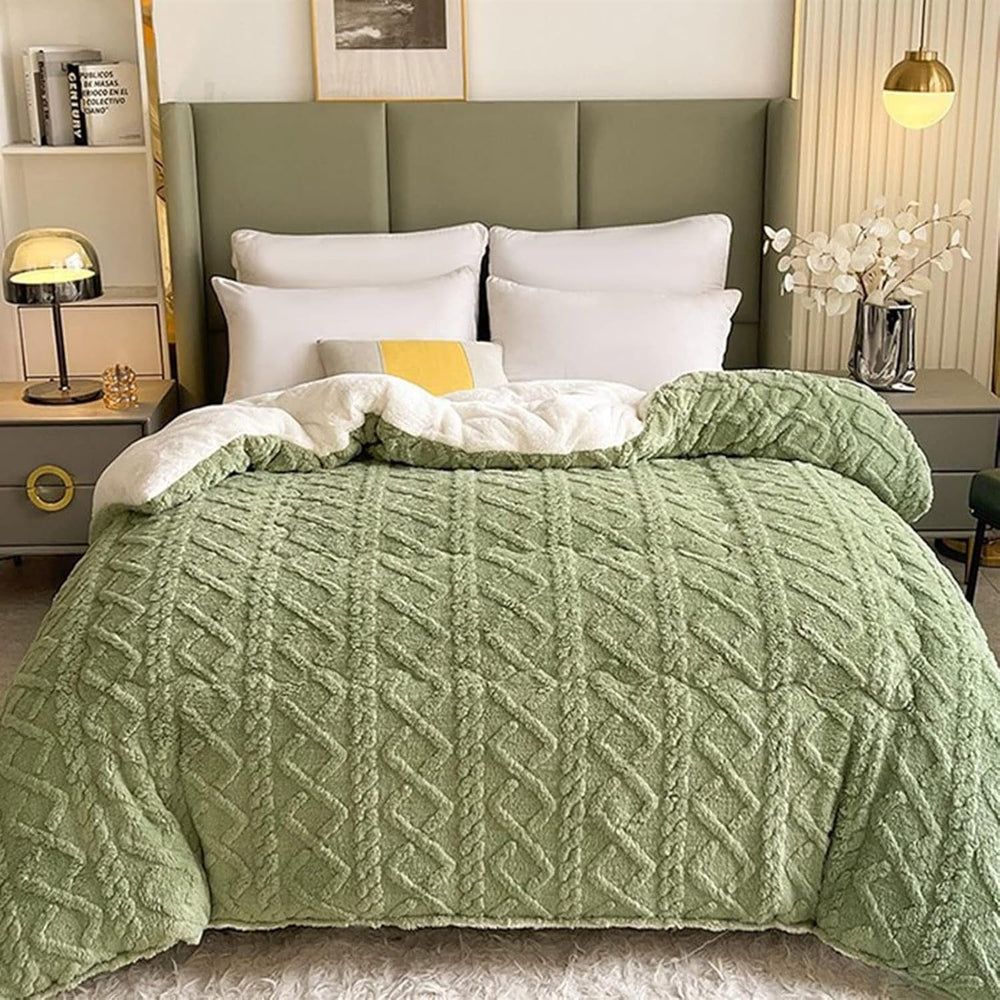 Besonders dicke Sherpa-Decke