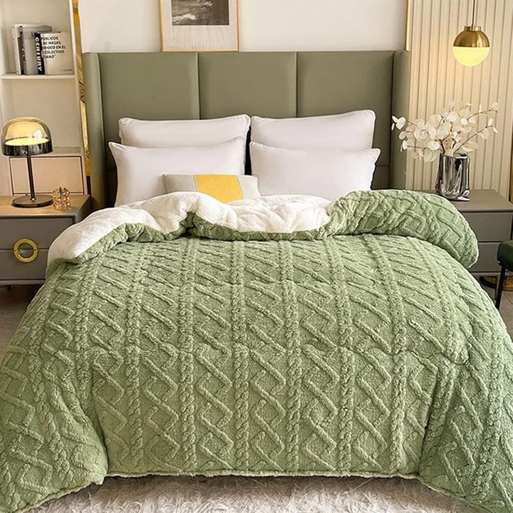 Besonders dicke Sherpa-Decke