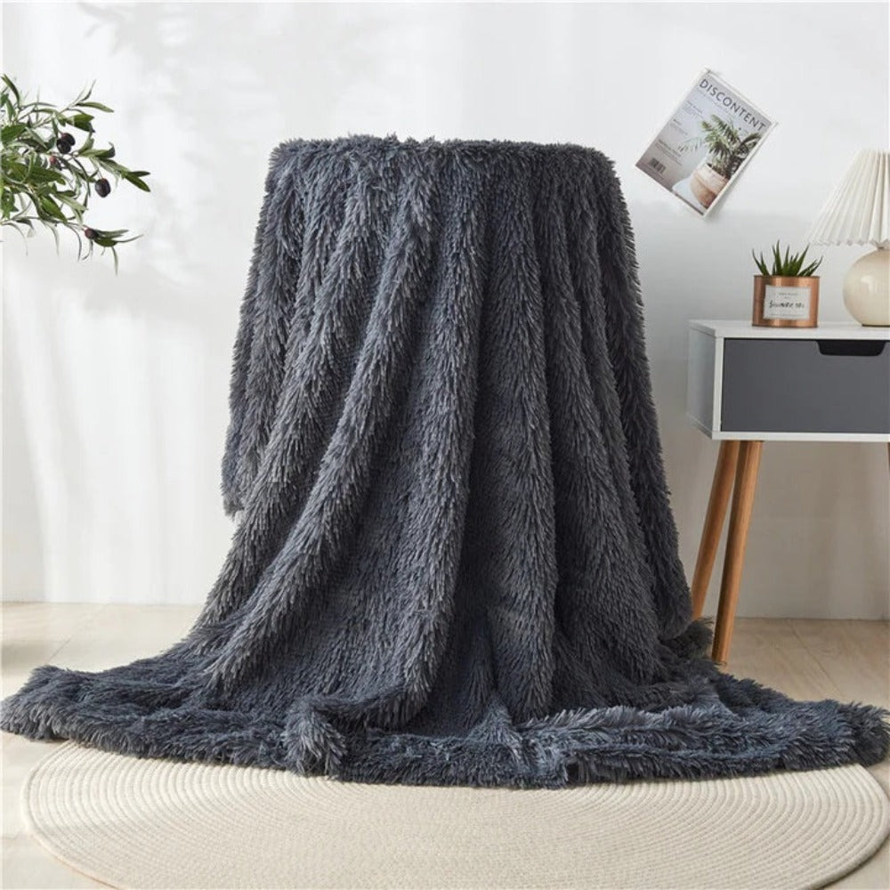 Kuscheldecke aus weichem Kunstfell