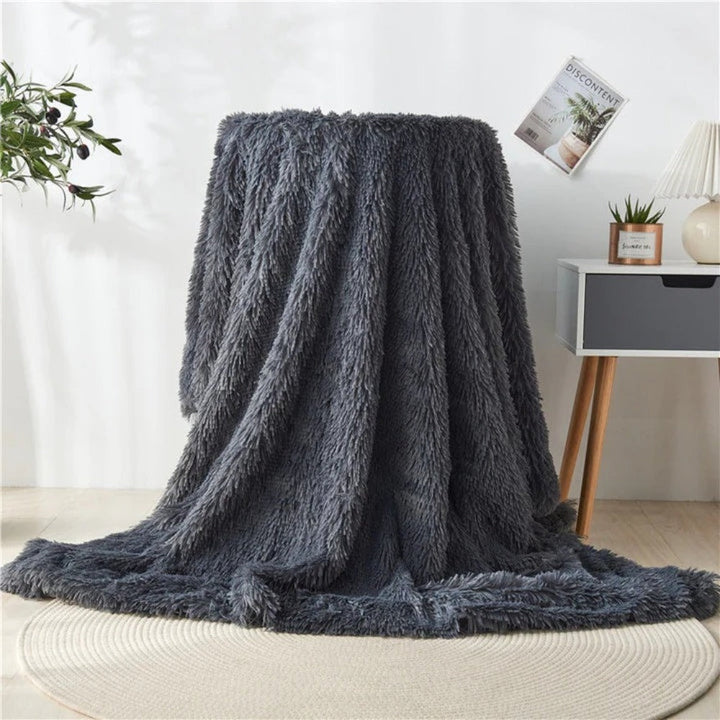 Kuscheldecke aus weichem Kunstfell