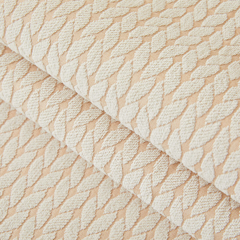 Wasserabweisender Chenille-Sofabezug mit Fischgrätstruktur