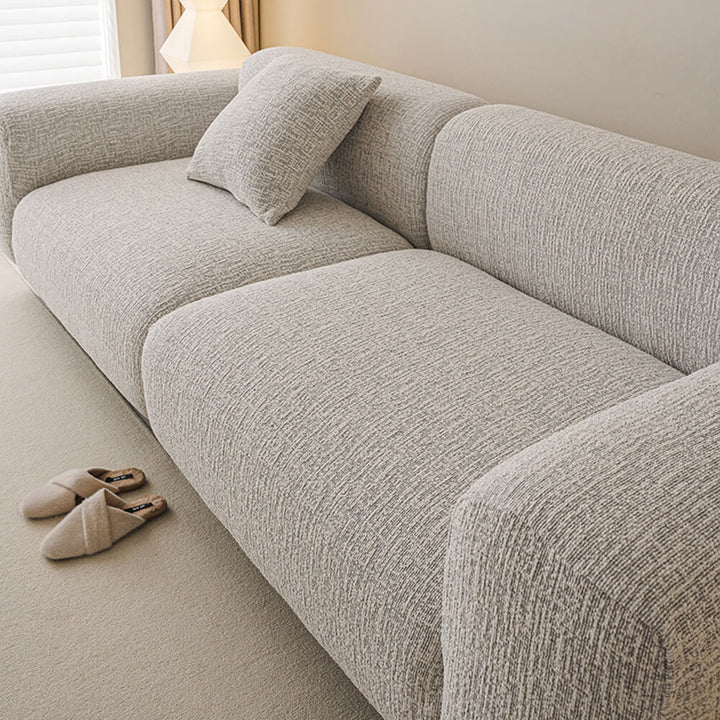 Luxuriöser, dicker Chenille-Sofabezug – kratzfest, in 13 Farben – Hellgrau