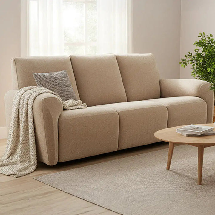 Elastischer Chenille-Bezug für Relaxsofas mit Fischgrätmuster