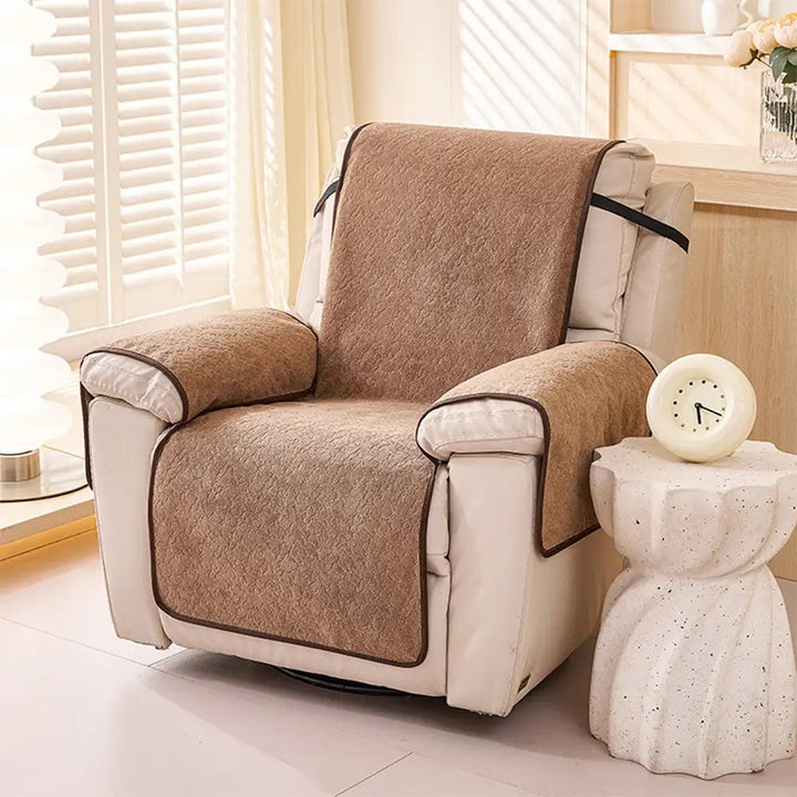 Chenille-Sofabezug mit diagonalem Muster – kratzfest – Flocon