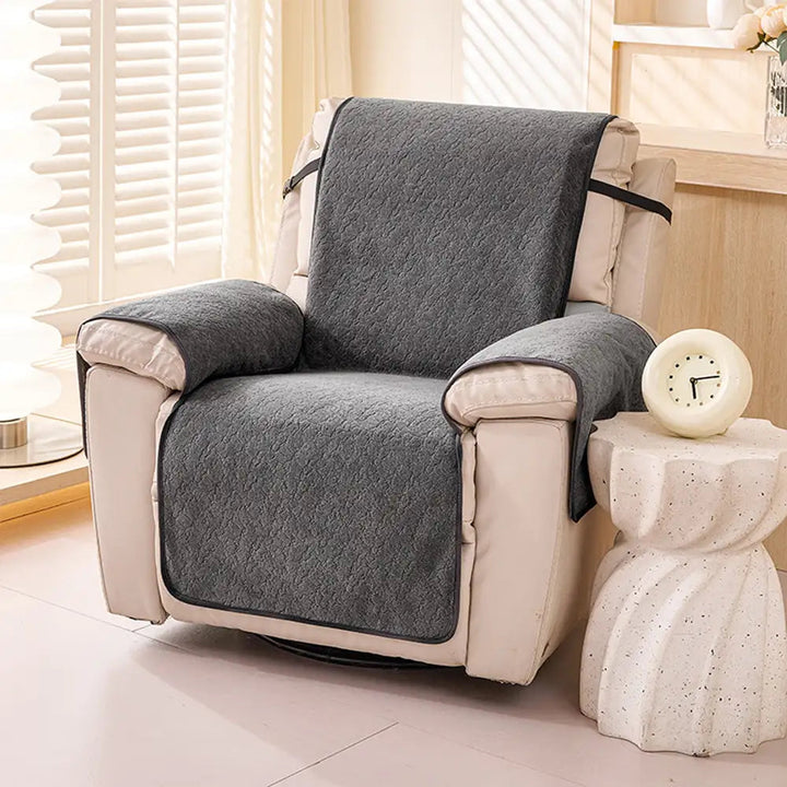 Chenille-Sofabezug mit diagonalem Muster – kratzfest – Flocon