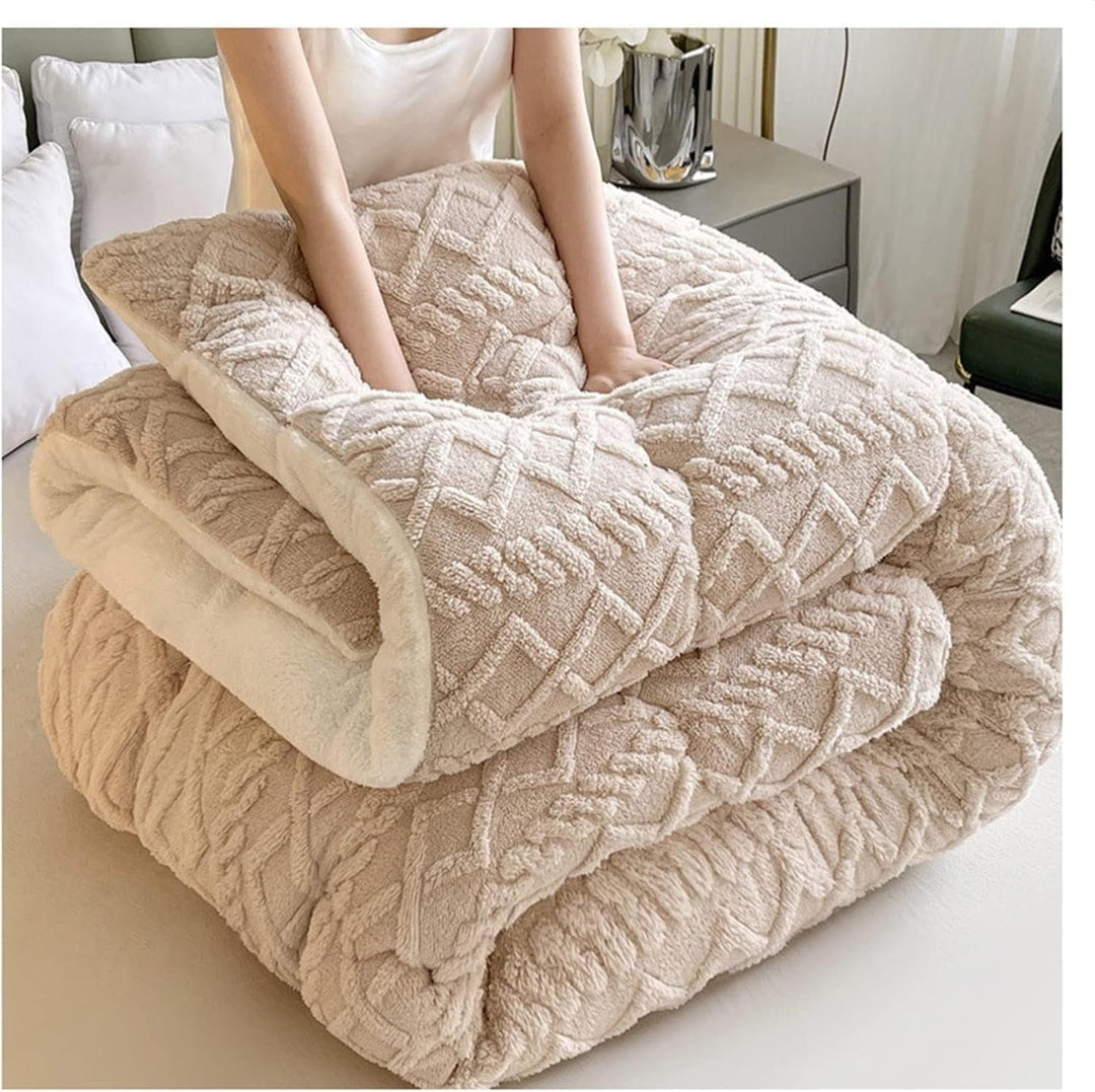 Besonders dicke Sherpa-Decke