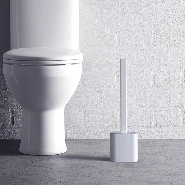 WC-Bürste aus Silikon mit Halter