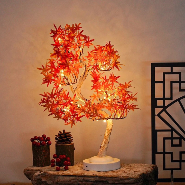 Mapelune™ | LED Ahornbaum-Tischlampe