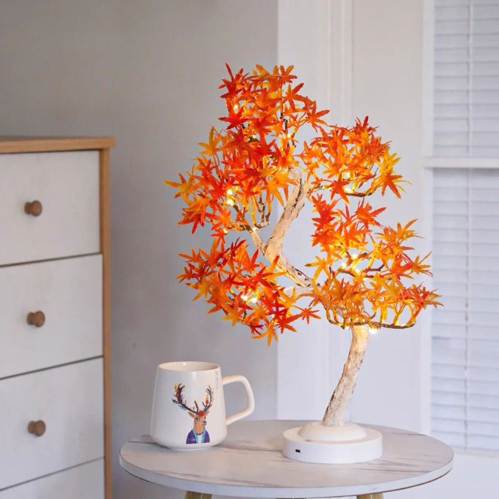 Mapelune™ | LED Ahornbaum-Tischlampe