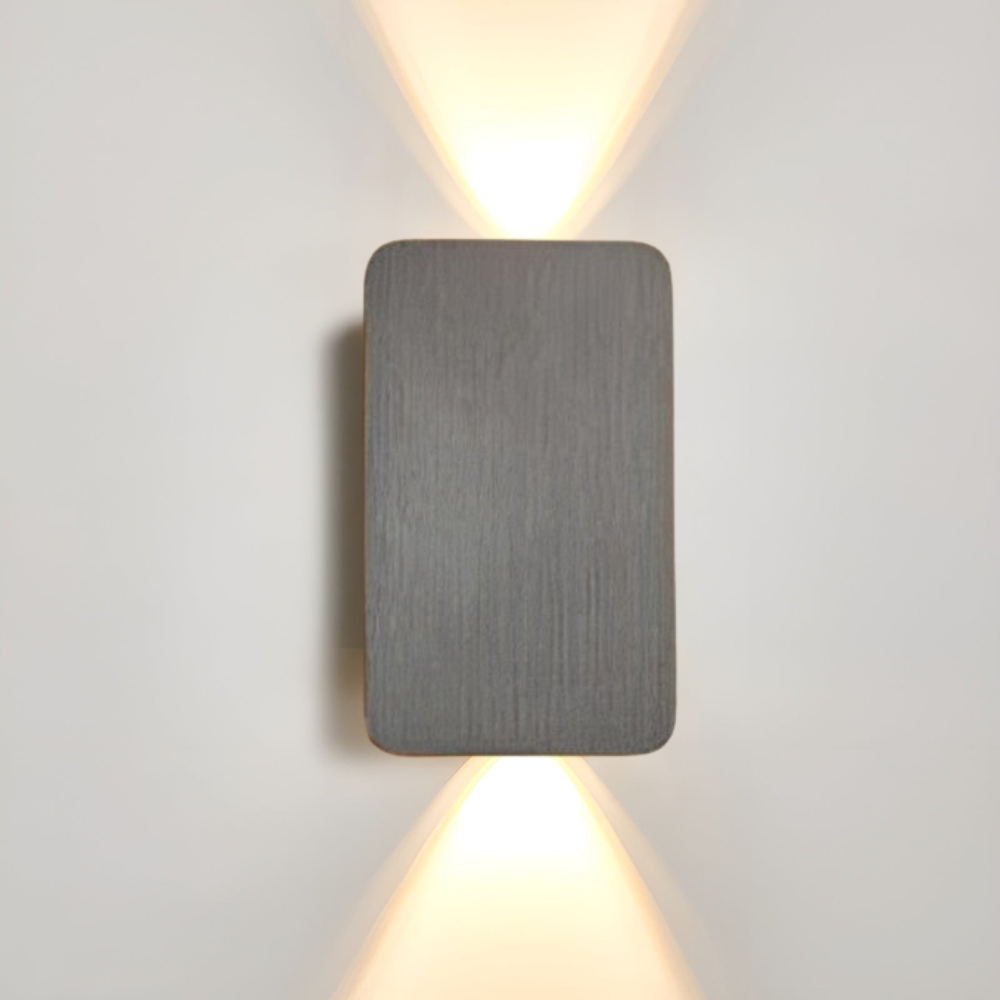 LED Wandleuchte Up Down – Moderne Aluminium Wandlampe IP65 – 6W Warmweiß für Innen & Außen