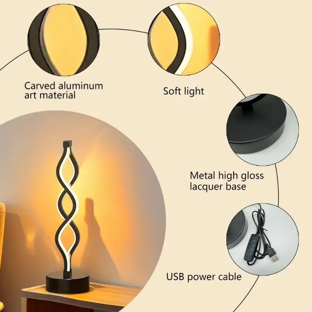 Metavéa™ | Dimmbare Design-LED-Tischlampe