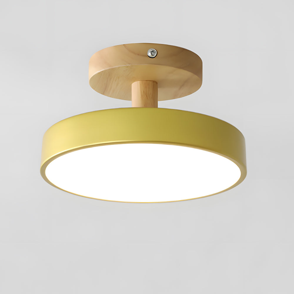 Skovéra™ | Nordische Holz-Deckenleuchte Gold