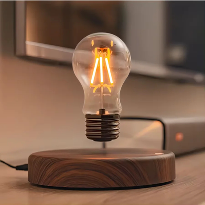 Magnetische Schwebelampe LED – Floating Bulb Tischlampe mit Touch-Schalter | Moderne Design-Deko für Büro & Zuhause