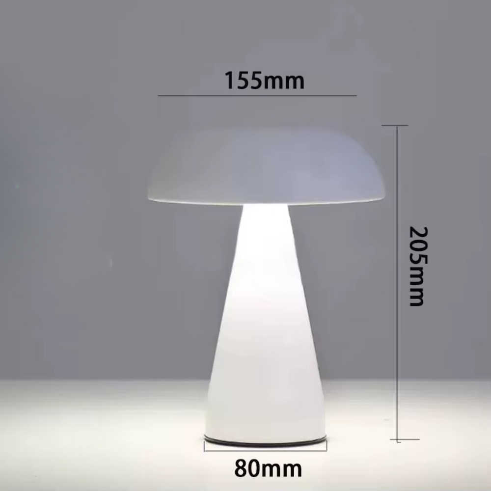 LED Touch Tischlampe dimmbar – Kabellose USB Tischleuchte mit Farbwechsel – Moderne Design Nachttischlampe