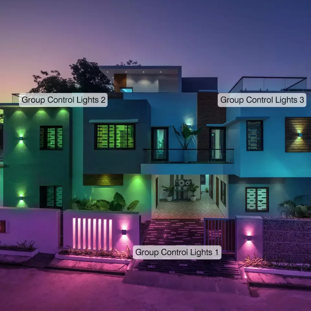 Luxora™ | Smarte RGBCW Außenwandleuchte