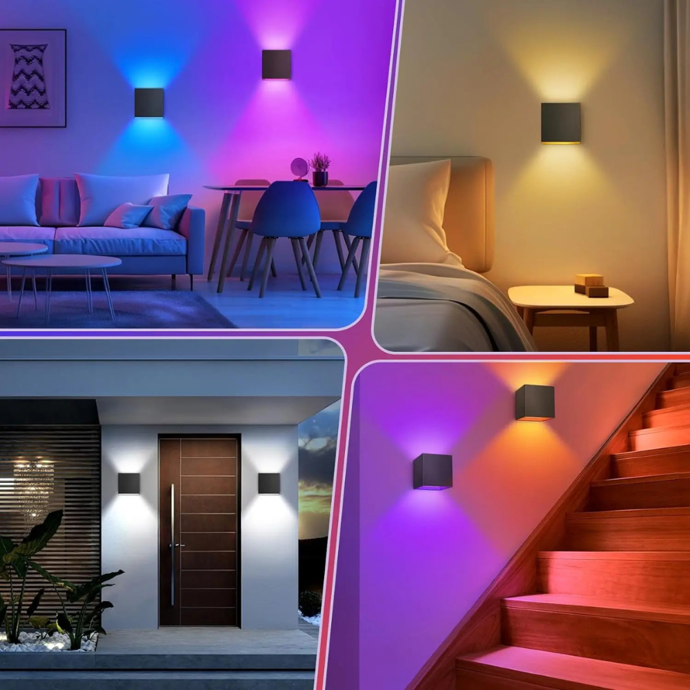 Luxora™ | Smarte RGBCW Außenwandleuchte