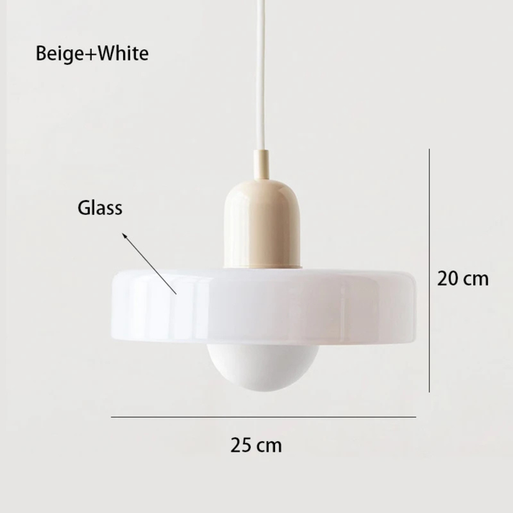 Nordavé™ | Retro Glas-Pendelleuchte A2