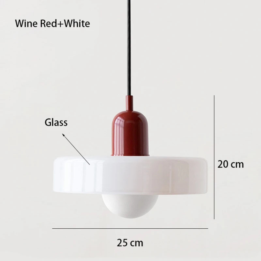 Nordavé™ | Retro Glas-Pendelleuchte A1