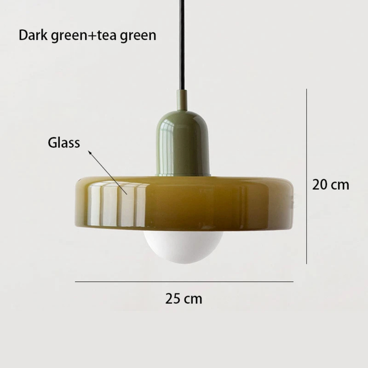 Nordavé™ | Retro Glas-Pendelleuchte C4