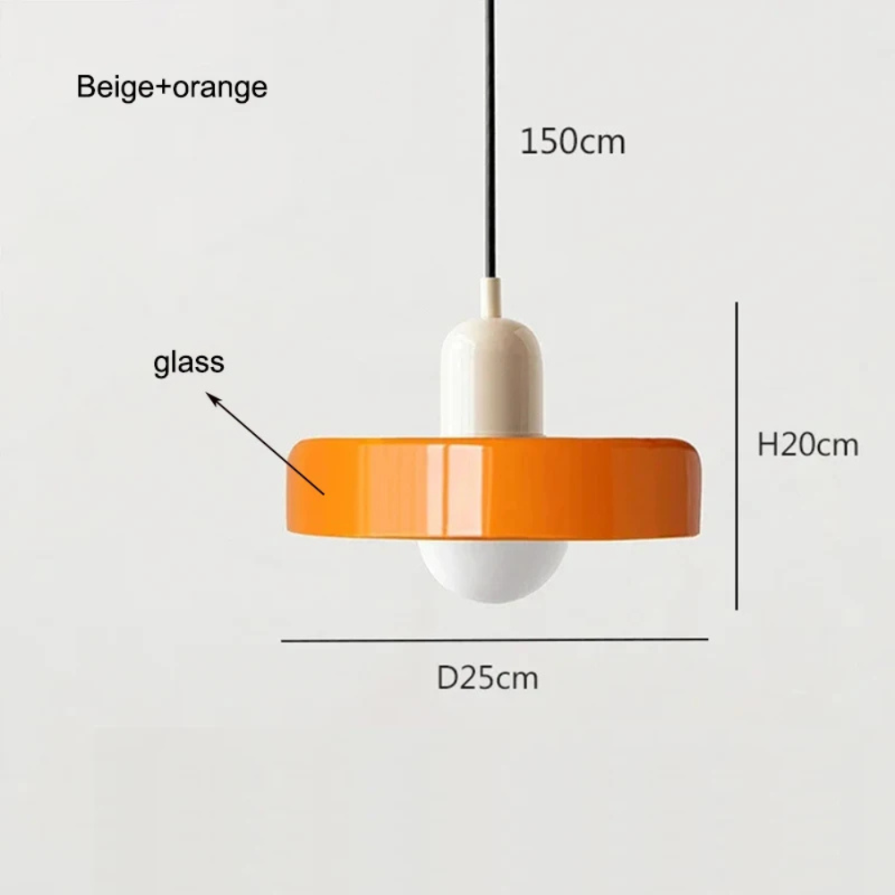Nordavé™ | Retro Glas-Pendelleuchte B2