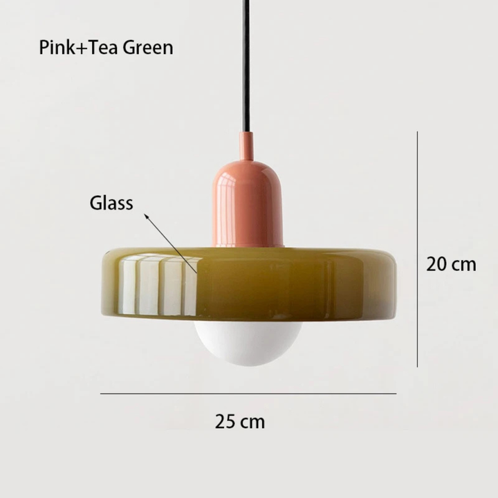 Nordavé™ | Retro Glas-Pendelleuchte C3