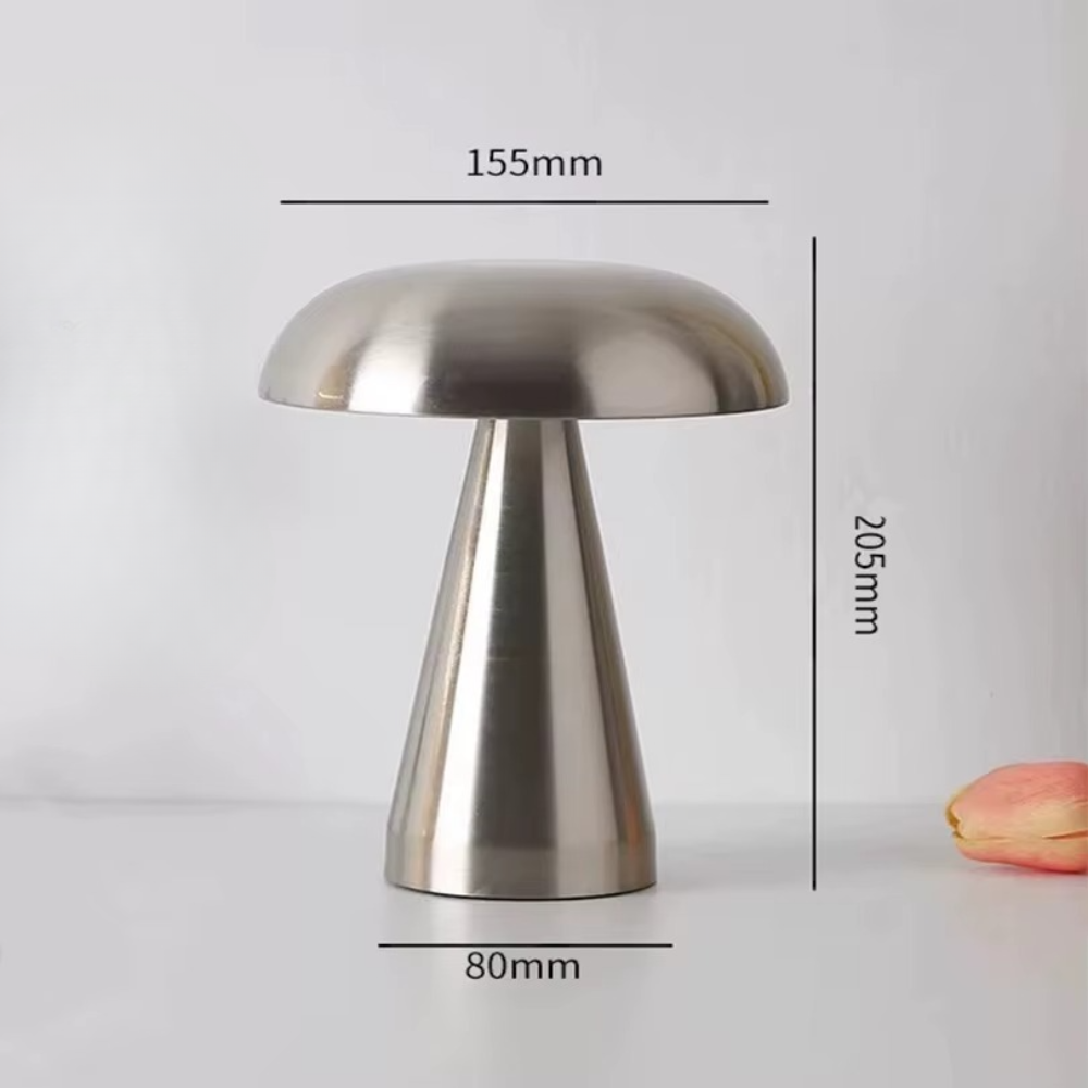 LED Touch Tischlampe dimmbar – Kabellose USB Tischleuchte mit Farbwechsel – Moderne Design Nachttischlampe