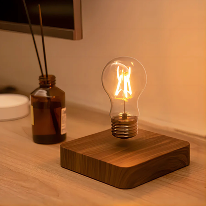 Magnetische Schwebelampe LED – Floating Bulb Tischlampe mit Touch-Schalter | Moderne Design-Deko für Büro & Zuhause