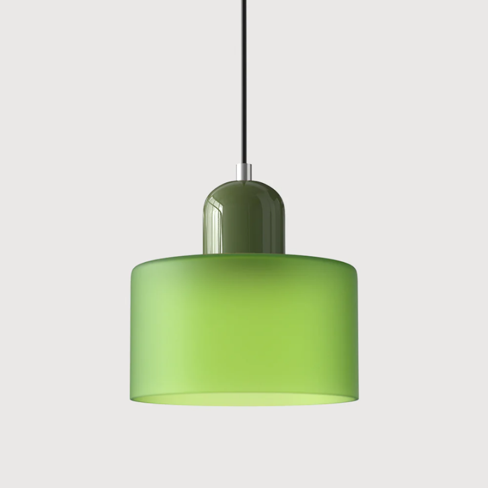 Luméno™ | Retro Design-Pendelleuchte Grün B-Grün