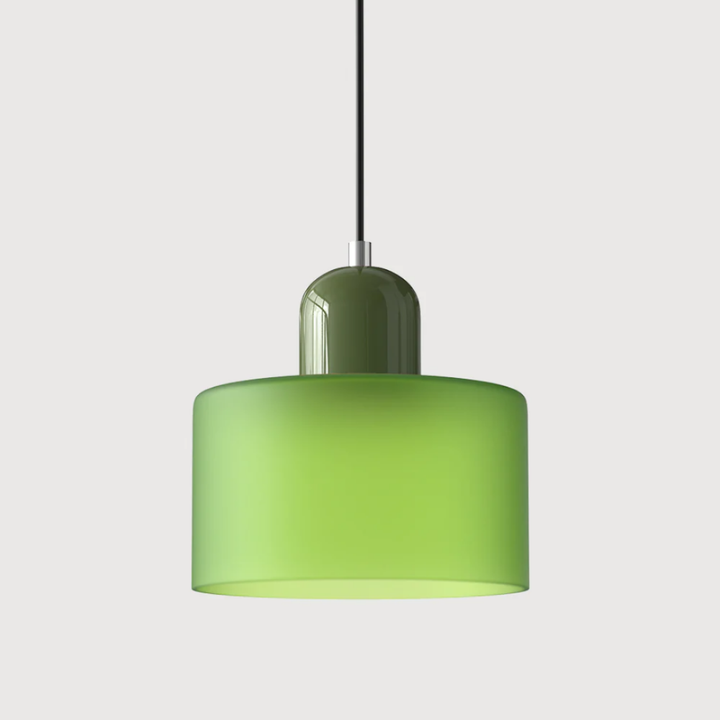 Luméno™ | Retro Design-Pendelleuchte Grün B-Grün