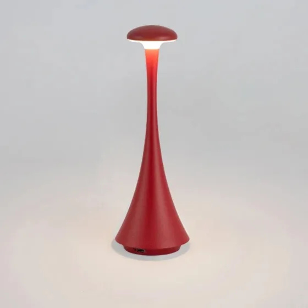 Lumivaro™ | Kabellose LED-Akku Tischlampe Rot