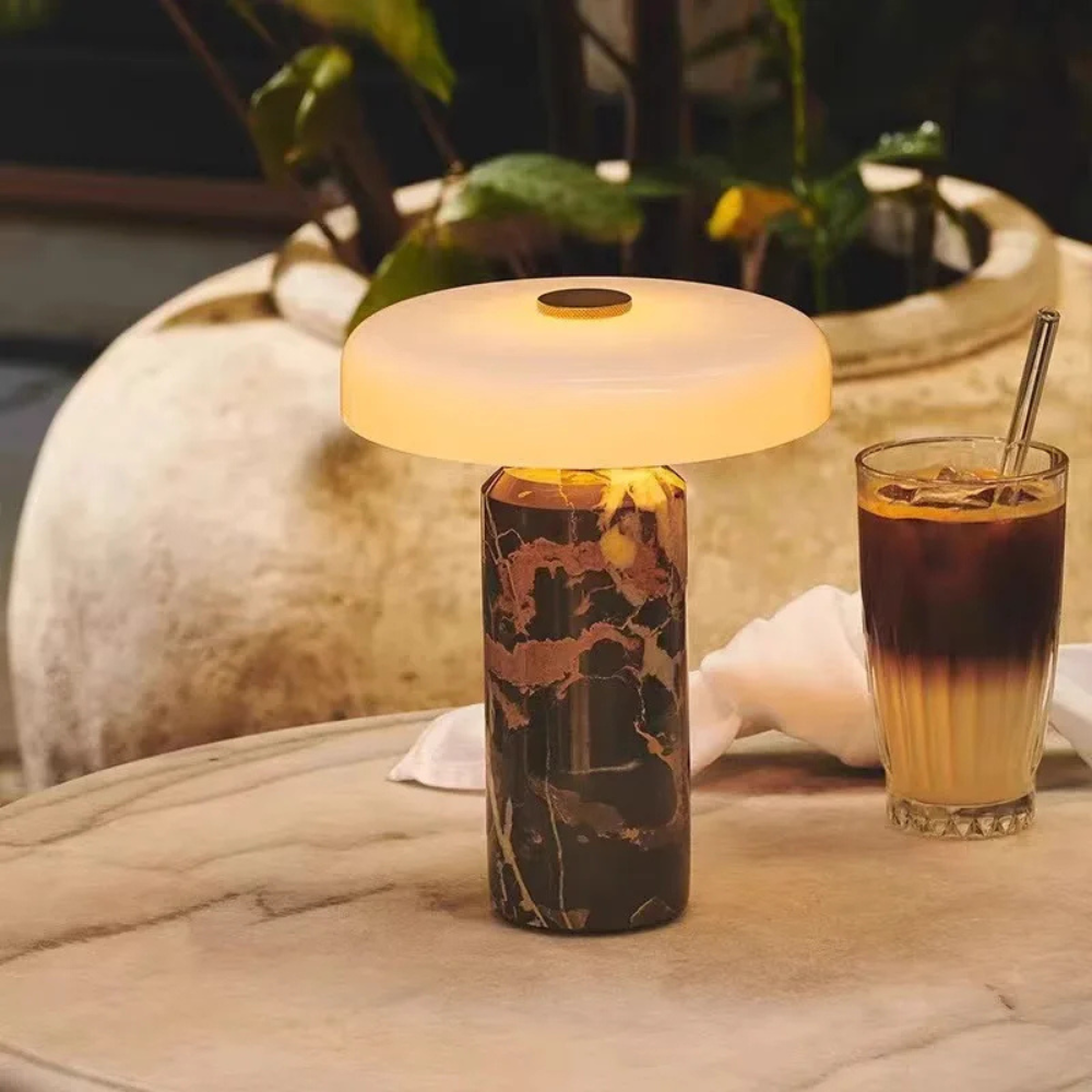 Marmolux™ | Kabellose Design-Tischlampe A
